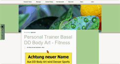 Desktop Screenshot of ddbody-art.ch