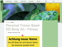 Tablet Screenshot of ddbody-art.ch